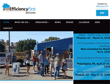 Tablet Screenshot of efficiencyfirstaz.org